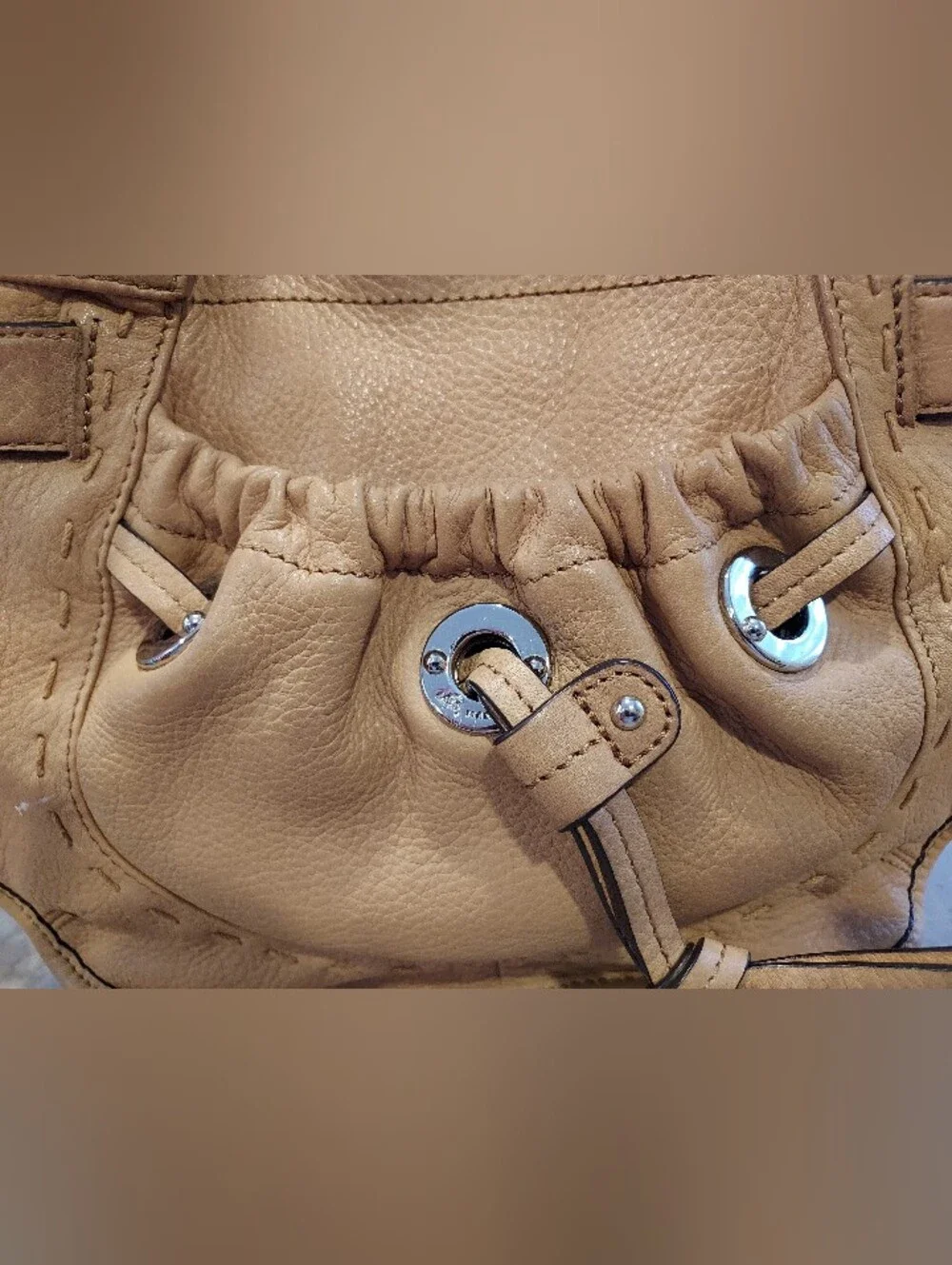 B. Majowsky Leather Hobo Bag